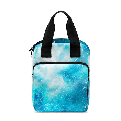 Blue Sky Universe Galaxy Space Print Bible Tote Bag