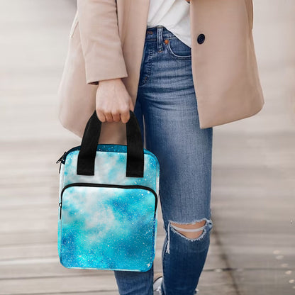 Blue Sky Universe Galaxy Space Print Bible Tote Bag