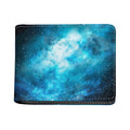 Blue Sky Universe Galaxy Space Print Bifold Wallet