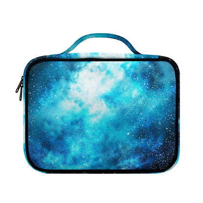 Blue Sky Universe Galaxy Space Print Briefcase Bible Bag