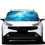 Blue Sky Universe Galaxy Space Print Car Windshield Snow Cover