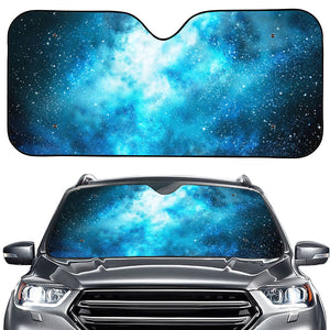 Blue Sky Universe Galaxy Space Print Car Windshield Sun Shade