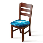 Blue Sky Universe Galaxy Space Print Chair Cushion Cover
