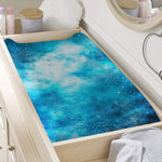 Blue Sky Universe Galaxy Space Print Changing Pad Cover