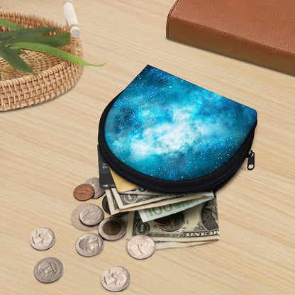 Blue Sky Universe Galaxy Space Print Coin Purse