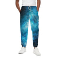 Blue Sky Universe Galaxy Space Print Cotton Sweatpants