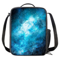 Blue Sky Universe Galaxy Space Print Crossbody Lunch Bag