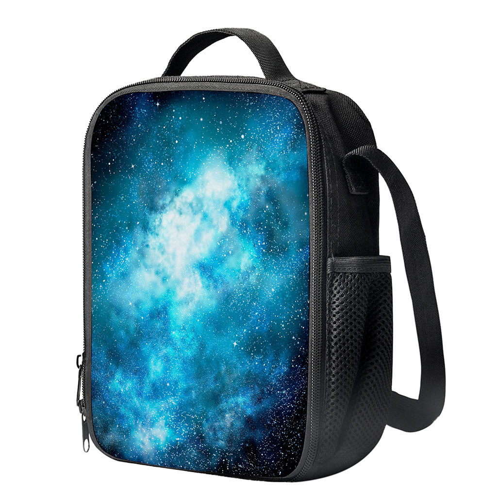 Blue Sky Universe Galaxy Space Print Crossbody Lunch Bag