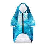 Blue Sky Universe Galaxy Space Print Dog Zip Up Hoodie