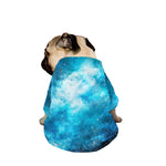 Blue Sky Universe Galaxy Space Print Dog Zip Up Jacket