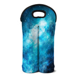 Blue Sky Universe Galaxy Space Print Double Neoprene Wine Tote