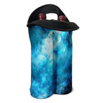 Blue Sky Universe Galaxy Space Print Double Neoprene Wine Tote