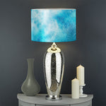 Blue Sky Universe Galaxy Space Print Drum Lamp Shade