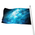 Blue Sky Universe Galaxy Space Print Flag