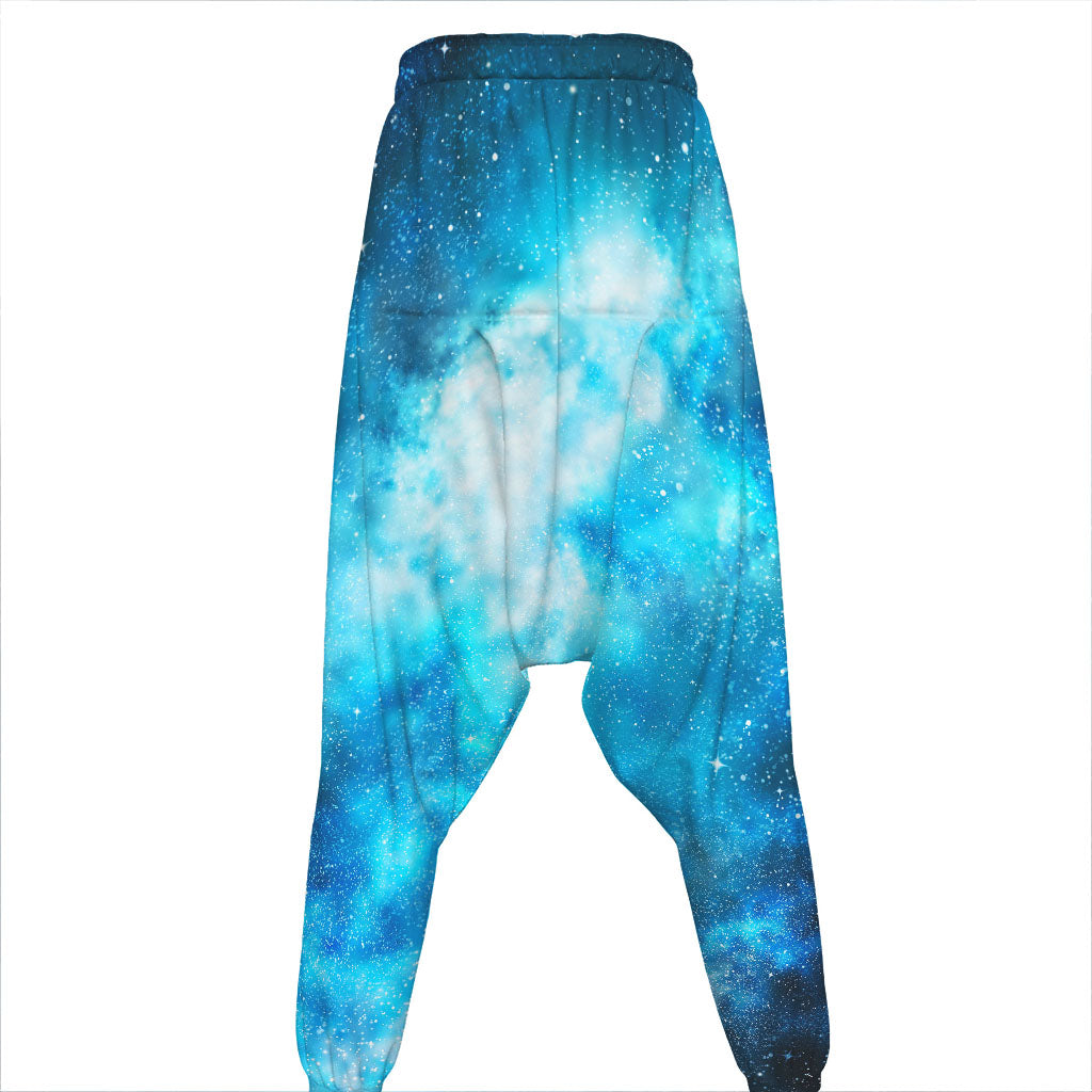 Blue Sky Universe Galaxy Space Print Hammer Pants