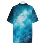 Blue Sky Universe Galaxy Space Print Hawaiian Shirt