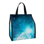 Blue Sky Universe Galaxy Space Print Insulated Lunch Tote