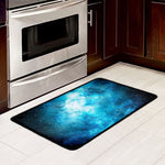 Blue Sky Universe Galaxy Space Print Kitchen Mat