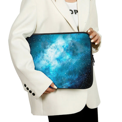 Blue Sky Universe Galaxy Space Print Laptop Sleeve