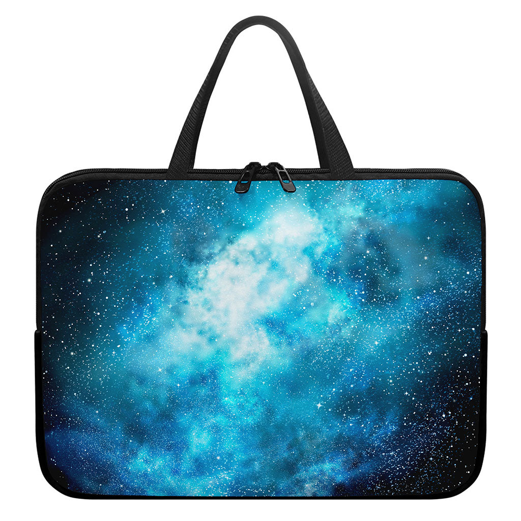 Blue Sky Universe Galaxy Space Print Laptop Sleeve With Handle