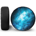Blue Sky Universe Galaxy Space Print Leather Spare Tire Cover