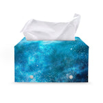 Blue Sky Universe Galaxy Space Print Leather Tissue Box Cover