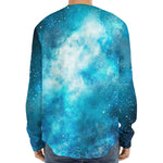 Blue Sky Universe Galaxy Space Print Long Sleeve Baseball Jersey