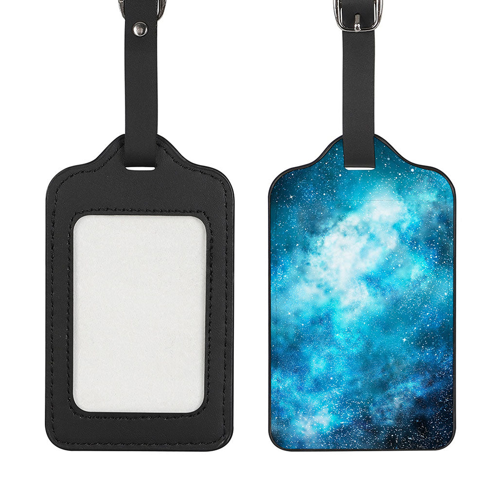 Blue Sky Universe Galaxy Space Print Luggage Tag