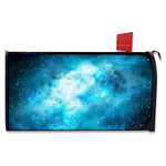 Blue Sky Universe Galaxy Space Print Mailbox Cover