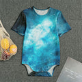 Blue Sky Universe Galaxy Space Print Men's Bodysuit