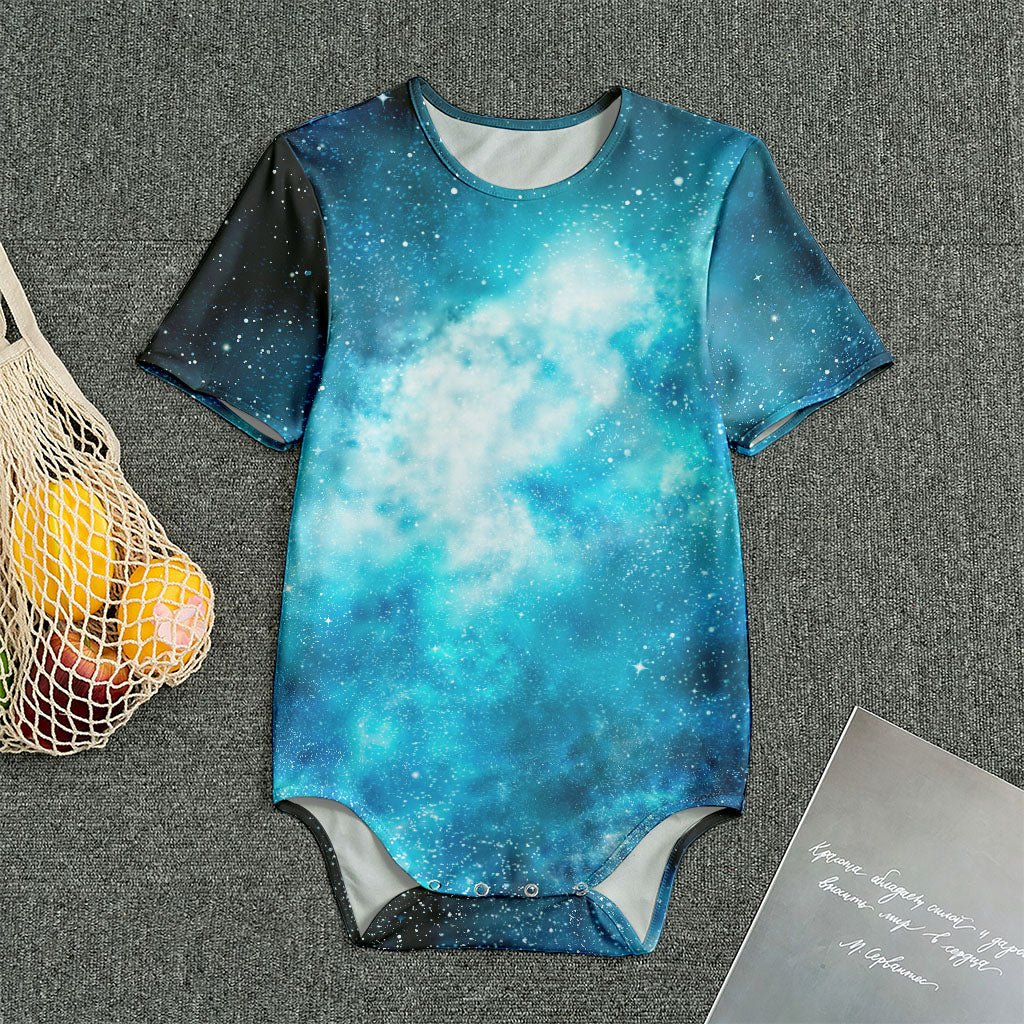 Blue Sky Universe Galaxy Space Print Men's Bodysuit