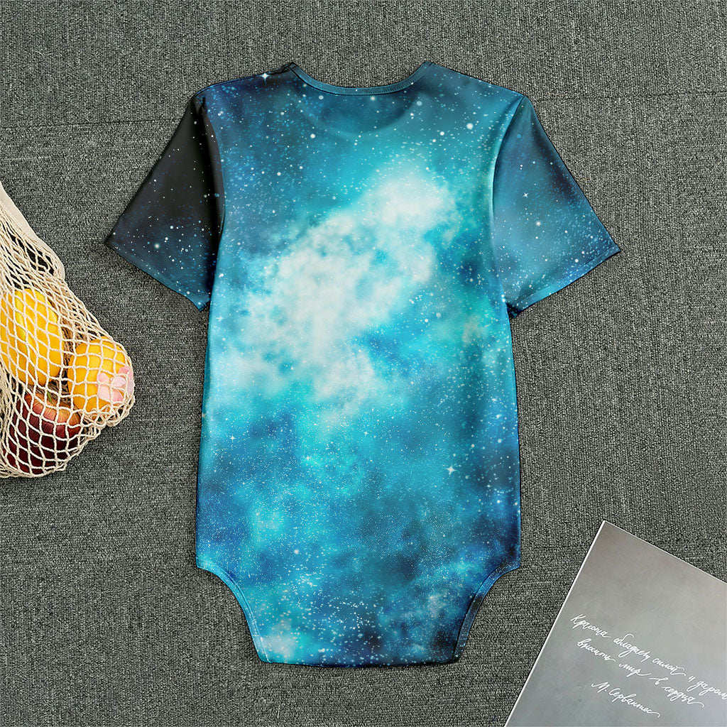 Blue Sky Universe Galaxy Space Print Men's Bodysuit