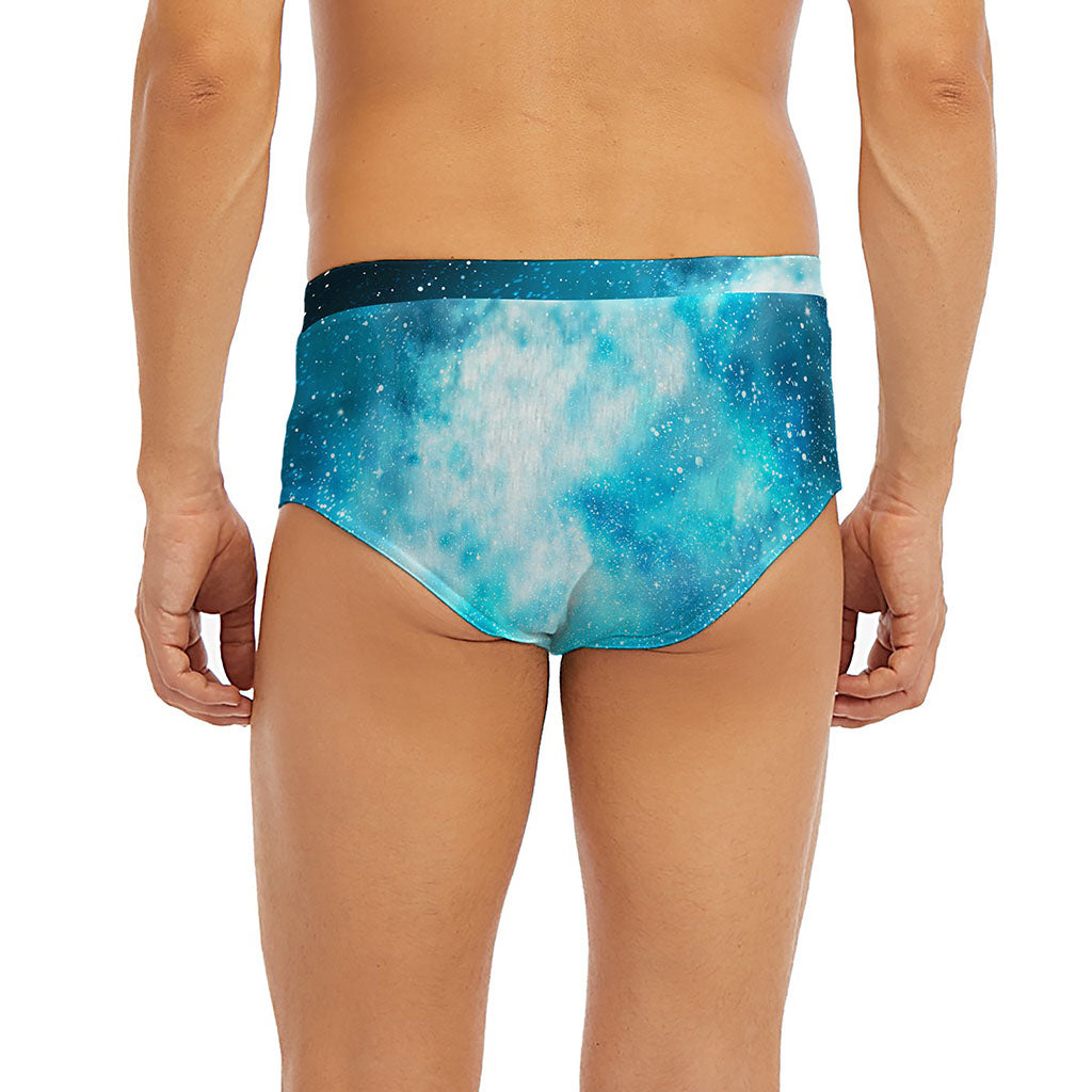 Blue Sky Universe Galaxy Space Print Men's Briefs