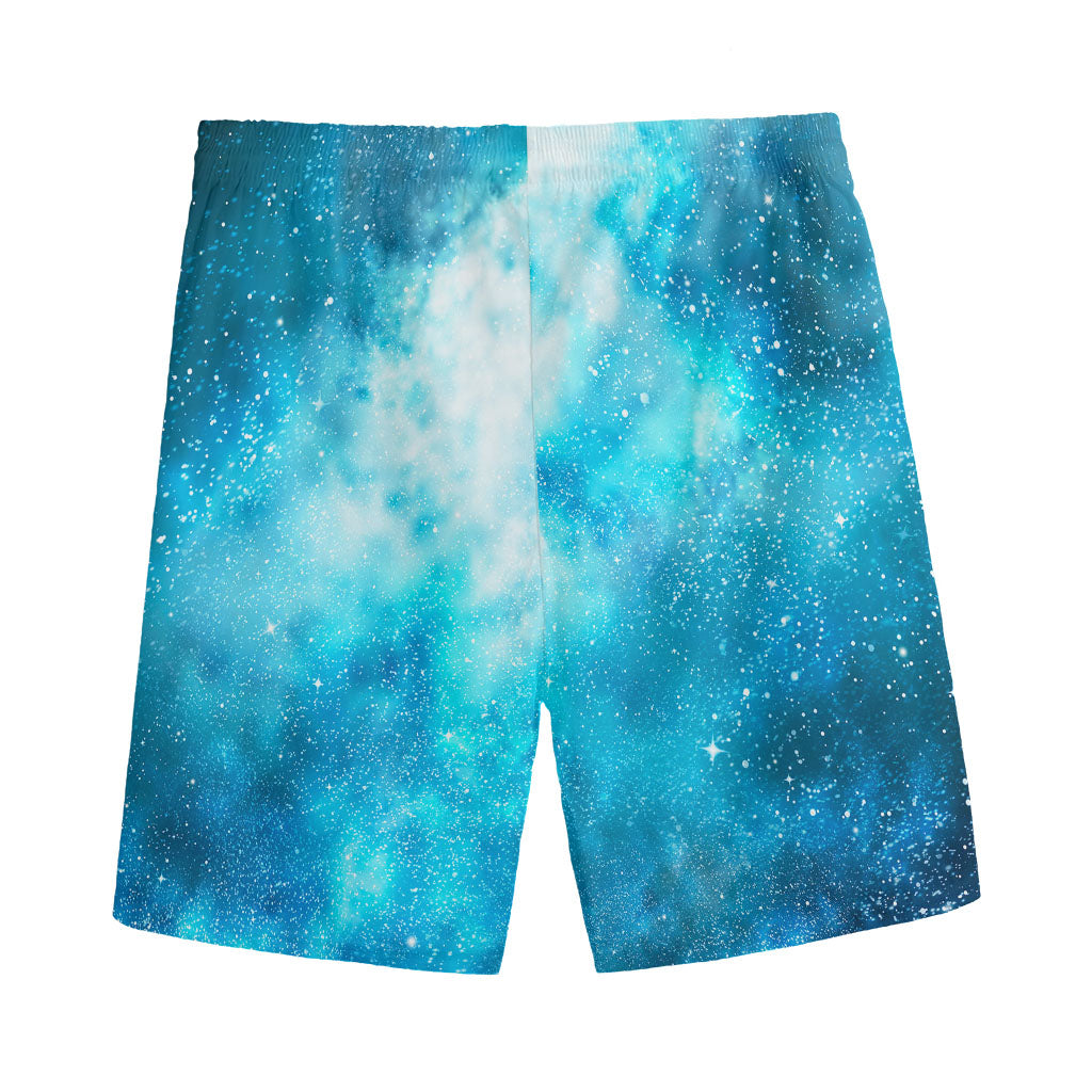 Blue Sky Universe Galaxy Space Print Men's Sports Shorts