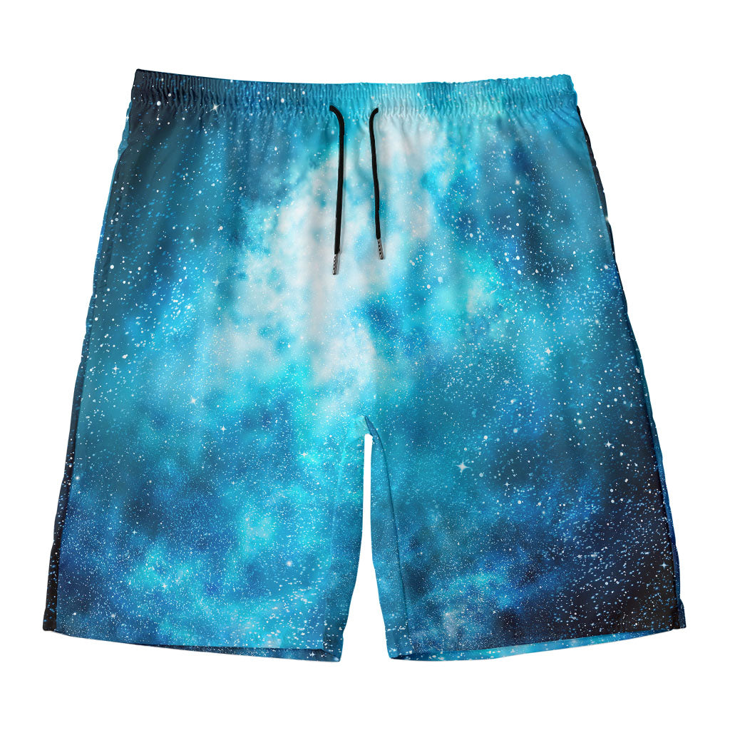 Blue Sky Universe Galaxy Space Print Men's Swim Trunks