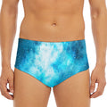 Blue Sky Universe Galaxy Space Print Men's Triangle Swim Briefs