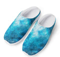 Blue Sky Universe Galaxy Space Print Mesh Casual Shoes