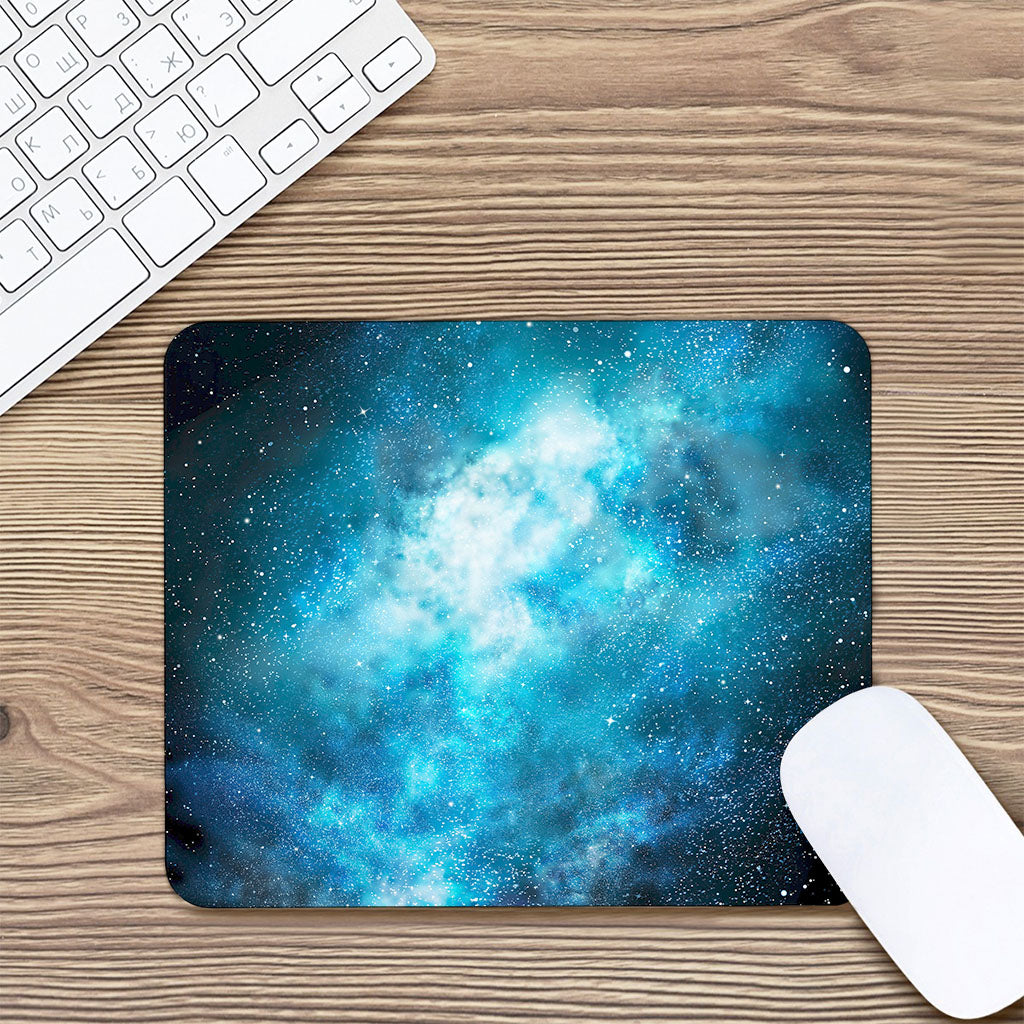 Blue Sky Universe Galaxy Space Print Mouse Pad