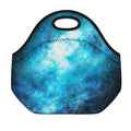 Blue Sky Universe Galaxy Space Print Neoprene Lunch Bag