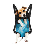 Blue Sky Universe Galaxy Space Print Pet Carrier Backpack