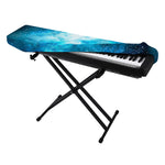 Blue Sky Universe Galaxy Space Print Piano Keyboard Cover