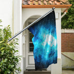 Blue Sky Universe Galaxy Space Print Polyester Flag