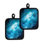 Blue Sky Universe Galaxy Space Print Pot Holders