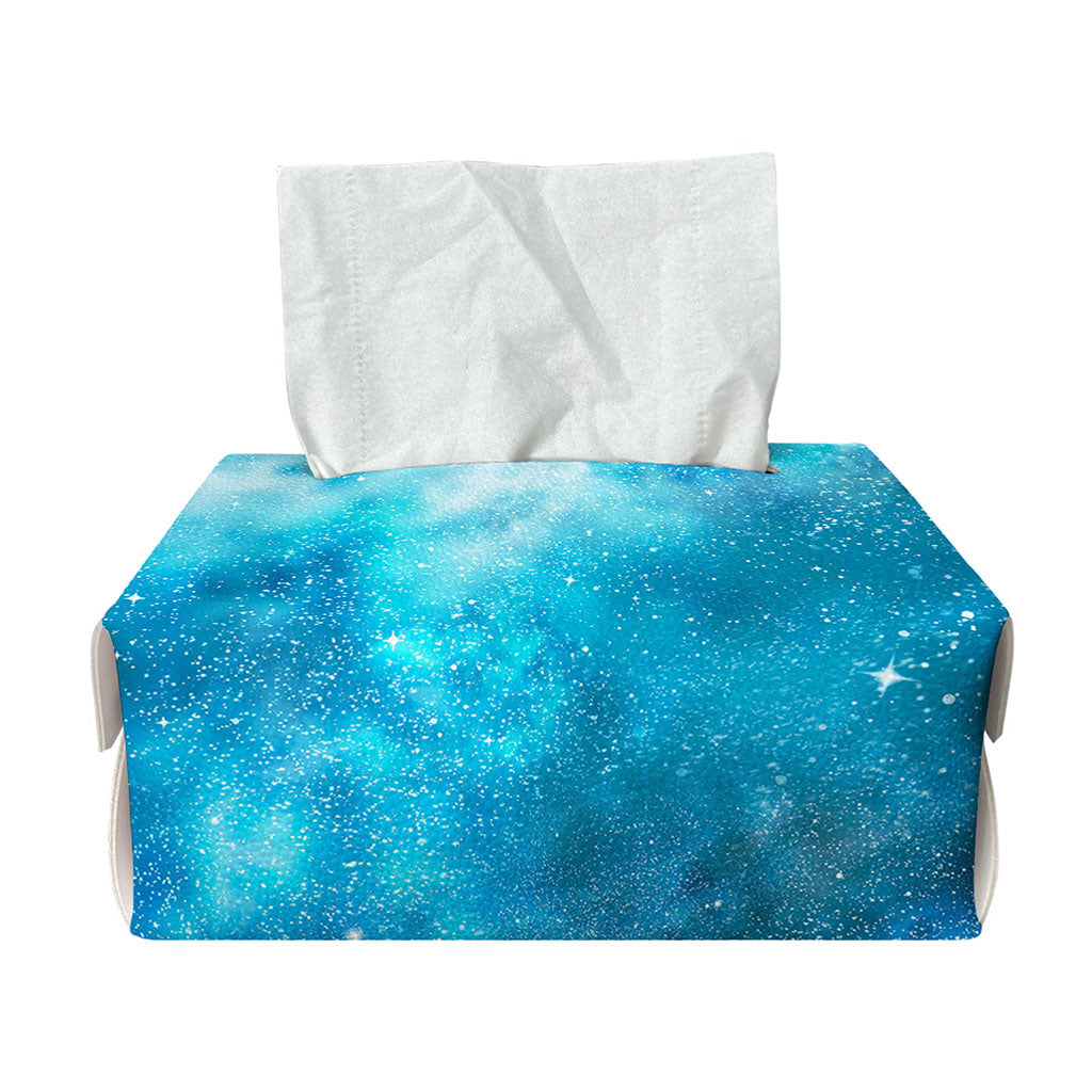 Blue Sky Universe Galaxy Space Print Rectangle Tissue Box Cover