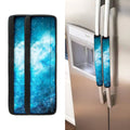 Blue Sky Universe Galaxy Space Print Refrigerator Handle Covers