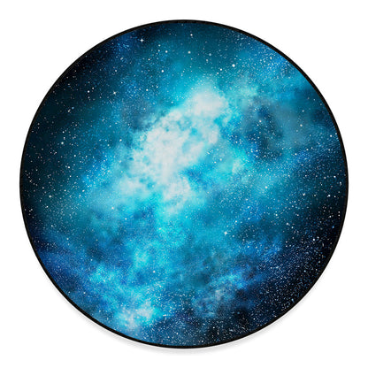 Blue Sky Universe Galaxy Space Print Round Floor Mat