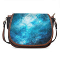 Blue Sky Universe Galaxy Space Print Saddle Bag