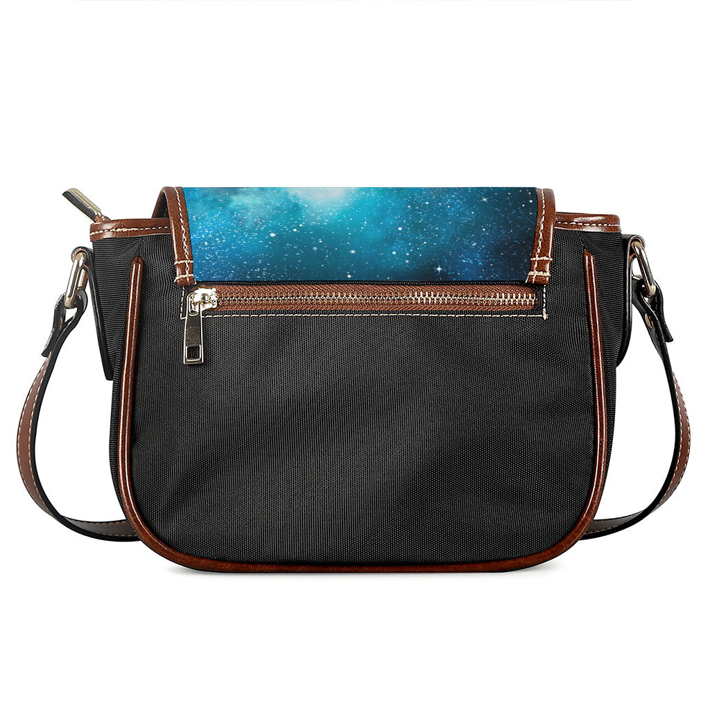 Blue Sky Universe Galaxy Space Print Saddle Bag