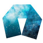 Blue Sky Universe Galaxy Space Print Scarf