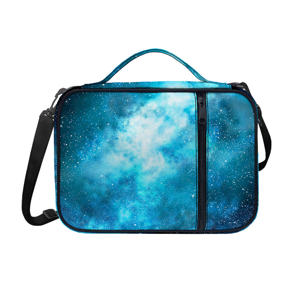 Blue Sky Universe Galaxy Space Print Shoulder Strap Bible Bag